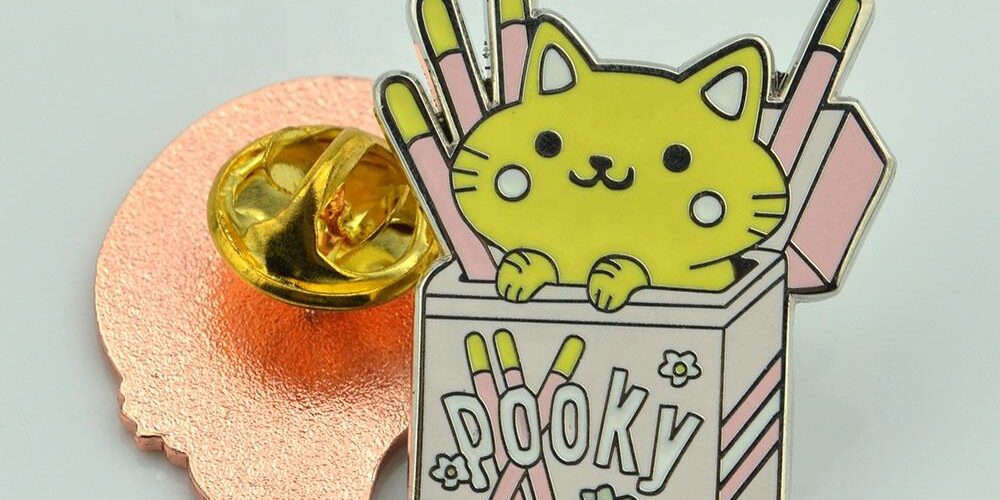 Custom Cat Shaped Enamel Pins