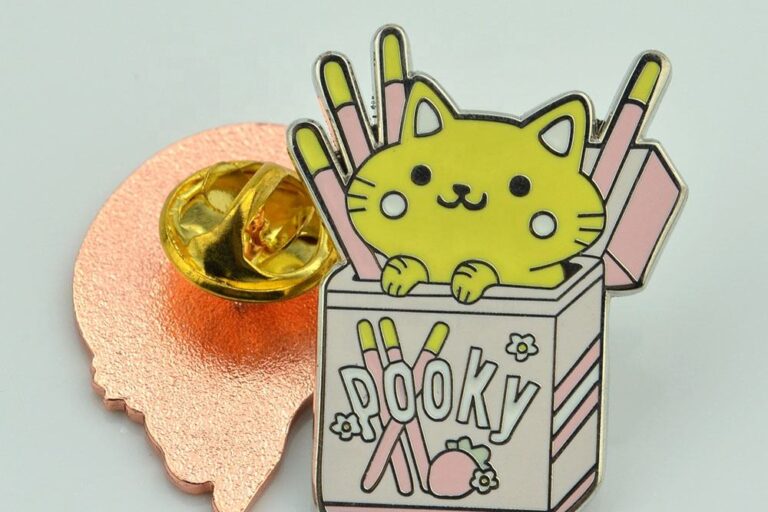 Custom Cat Shaped Enamel Pins