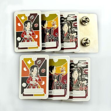  Custom Cat Shaped Enamel Pins 