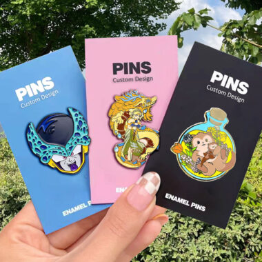 Custom Enamel Pin with Glitter