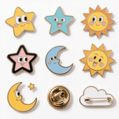 Antique Plated Iron Metal Hard Enamel Pin