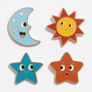 Antique Plated Iron Metal Hard Enamel Pin