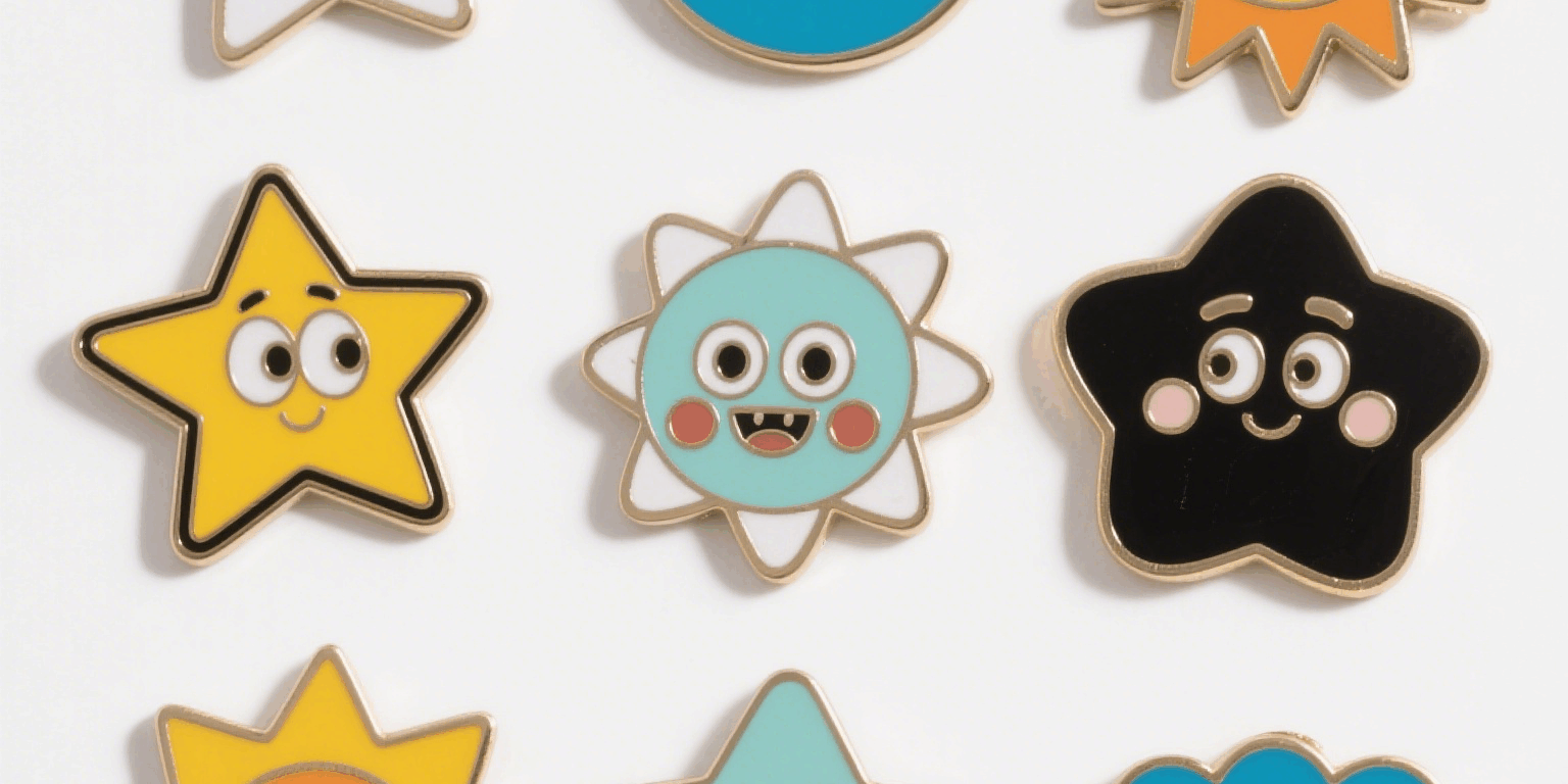 Antique Plated Iron Metal Hard Enamel Pin