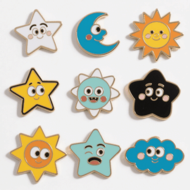 Antique Plated Iron Metal Hard Enamel Pin