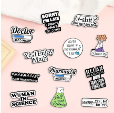 Custom Science Enamel Pin