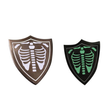 Custom Skeleton Shield Cap Pins