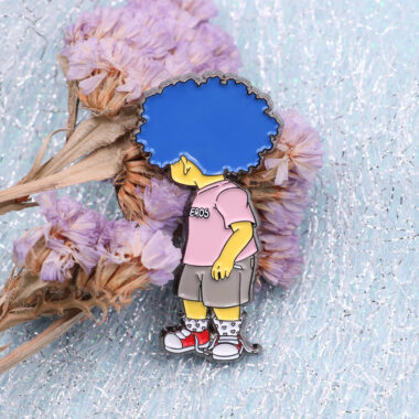 Custom Skeleton Shield Cap Pins