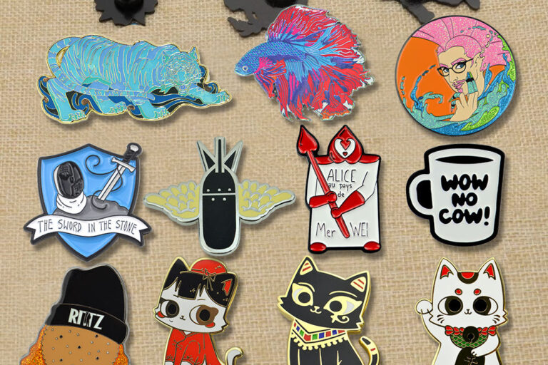 hard enamel lapel pin custom design