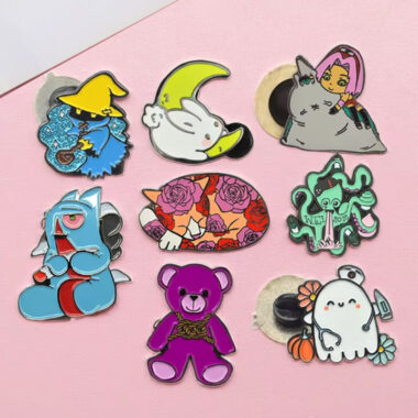 hard enamel lapel pin custom design