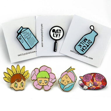 hard enamel lapel pin custom design