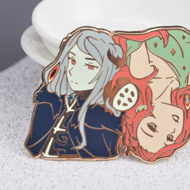 hard enamel lapel pin custom design