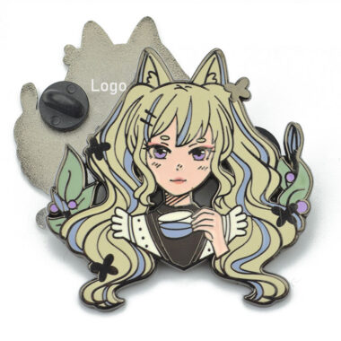 hard enamel lapel pin custom design