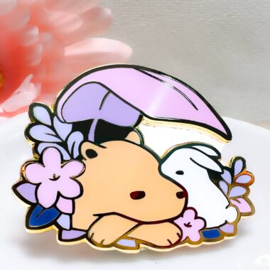 metal lapel pins with gold plating