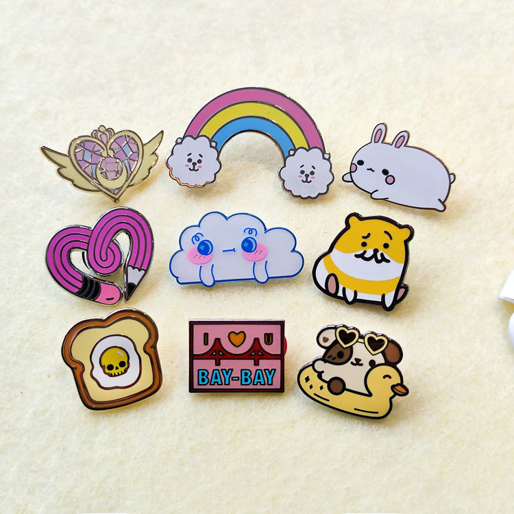 Cute cartoon anime enamel pin