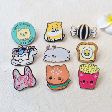 Cute cartoon anime enamel pin