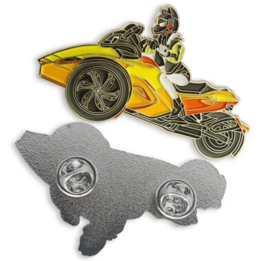 enamel pin with custom logo