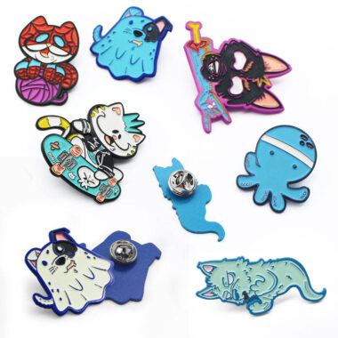 enamel pin with custom logo