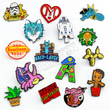 enamel pin with custom logo