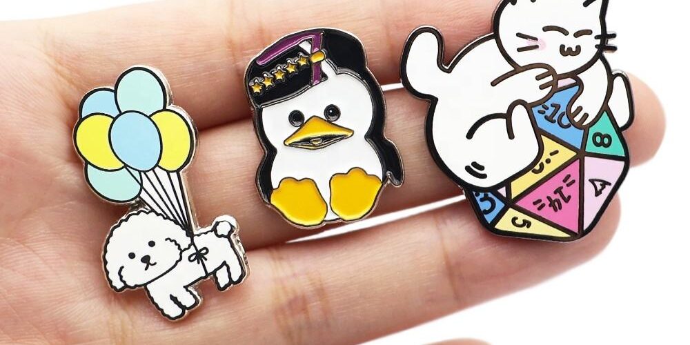 enamel pin with custom logo