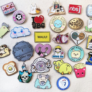 High-quality custom enamel pins