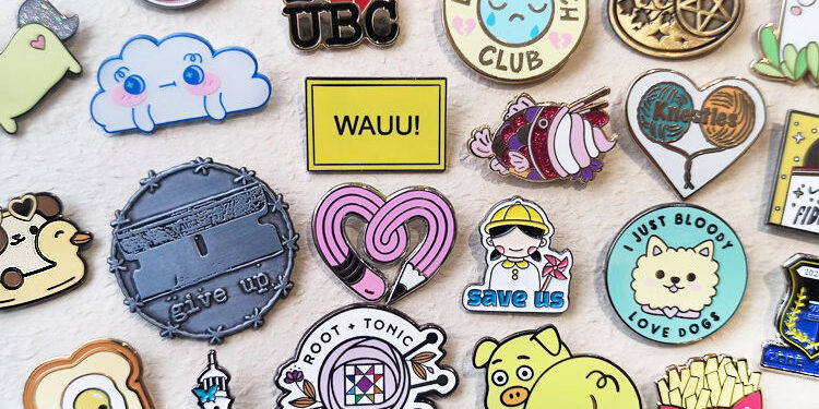 High-quality custom enamel pins