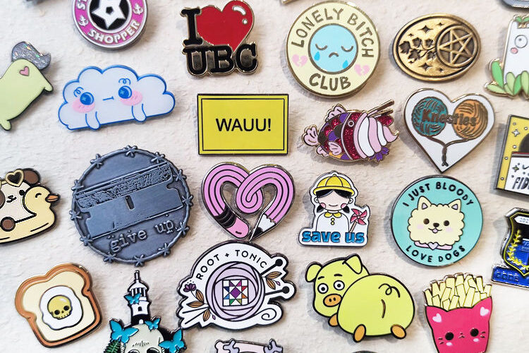High-quality custom enamel pins