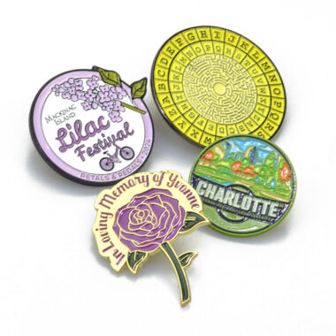 Cartoon anime enamel lapel pin with glitter