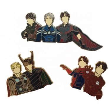 Custom hard and soft enamel lapel pins 