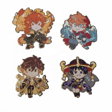 Custom hard and soft enamel lapel pins 