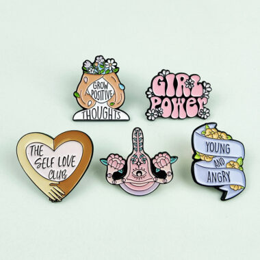 enamel lapel pins with backing cards