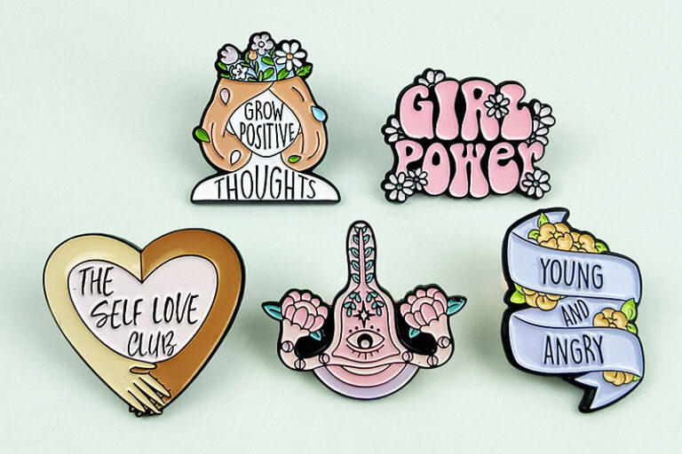 enamel lapel pins with backing cards