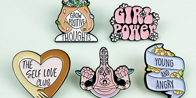 enamel lapel pins with backing cards