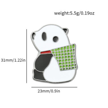 Wholesale Panda Cartoon Enamel Lapel Pins Cute Animal Gift Badges